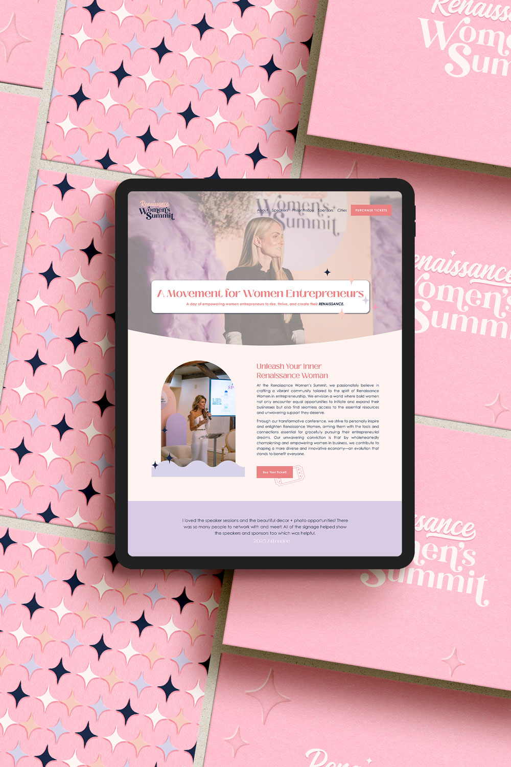 barbie inspired brand and website design