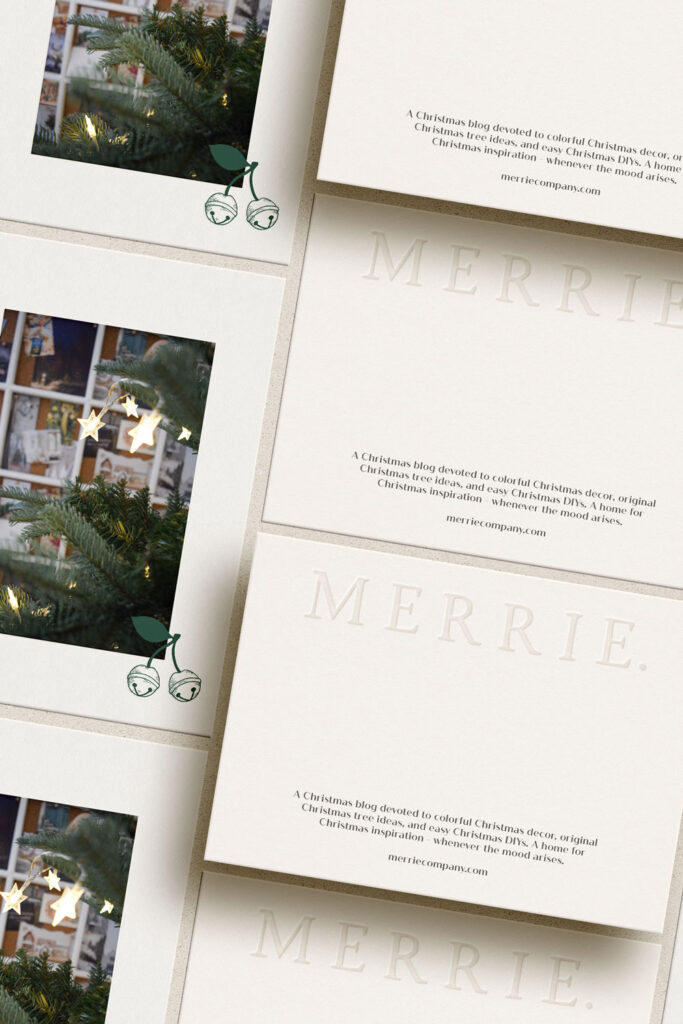 luxury brand design shown on stationery