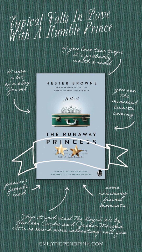Runaway Princes Book Read